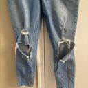 Abercrombie & Fitch  curve love distressed skinny high rise jeans. Sz 27 Photo 2