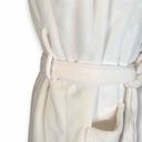 Pottery Barn  Robe White Ultra Plush Spa Style Terrycloth Embroidered Detail Photo 6