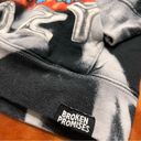 Broken Promises  x Hot Wheels Tie Dye pullover Hoodie size small skeleton Photo 6