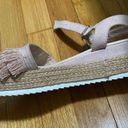 Macy's Light Pink Fringe Sandals  Photo 5