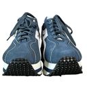 Soda  Platform Sneakers Womens 8.5 Blue White Leather 90s Lace Up Retro Rare Shoe Photo 4