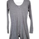 Klassy Network  Long Sleeve Jumper Romper Gray Grey Brami Built In Bra Size M Photo 1