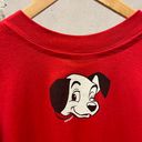 Disney Vintage 101 Dalmatians Red Oversized One Size Single Stitch Graphic Tee Photo 4