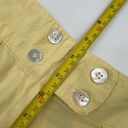 Nautica Vintage 80s  Shorts Butter Yellow Womens Cotton Deadstock Photo 4