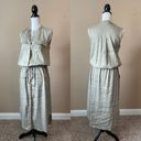 Vince  | Taupe Sleeveless Button Down Midi Dress Sz XS Photo 3