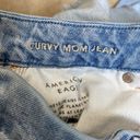 American Eagle  Distressed Light Wash Curvy Mom Jeans Size 6 Short Photo 4