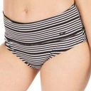 Nike New.  stripe convertible bikini bottom. Size small Photo 0