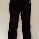 Pilcro The Yaya Mid Rise Corduroy Stretch Cropped Flare Jeans Dark Mink Brown Photo 1