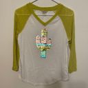 Ariat  Saguaro Raglan Tee Sequins Cactus size medium Photo 1