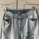 Unif  Custon Hand Painted Reworked Straight Leg Acid Washed Jeans 27 Small Doodle Photo 1