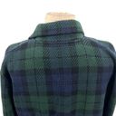 J.Crew  Sophie Black Watch Plaid Sweater Blazer In Navy Black Size Small Photo 7