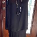 Karen Kane  Sleeveless Double layer Black Dress size Small Photo 8