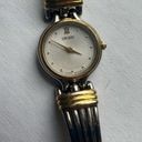 Seiko Ladies  Wristwatch Two Tone Gold Tone Bracelet Style Vintage Photo 4