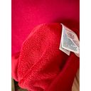 Athleta Red Smock Neck Pullover Sweatshirt Red Fleece Photo 2