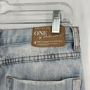 One Teaspoon ONE By  Awesome Baggies Jeans Light Wash Ripped Mid Rise Size 26 Photo 7