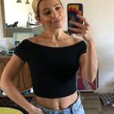 Brandy Melville  off the shoulder ribbed crop top Photo 2