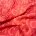 MCM  Silk Logo Ruby Red Summer Scarf Shawl Photo 7