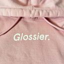 Glossier Original Pink Hoodie Size M Photo 3