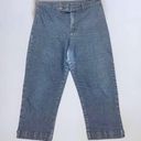 Xhilaration Jeans Capri Womens Size 11 Denim Womens Mom Pants Ankle Cropped Medium Wash Photo 1