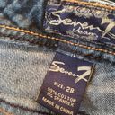 Seven7  High Rise Slim Flare Denim Jeans Size 28 Photo 2