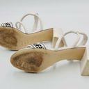 Fendi  White/Black Leather Block Heel Ankle size 37 Photo 5