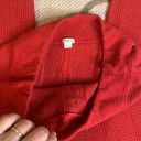 Aerie  Red Waffle Knit Pajama Lounge Leggings Jogger Bottoms Photo 14