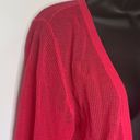 Talbots  Hot Pink Net Cropped Cardigan Photo 1