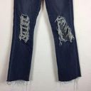L'Agence L’Agence Jordan Ripped Distressed High Waist Crop Straight Leg Jeans Size 24 Photo 8