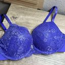 Thirdlove  Women’s 34B Purple Lace Push Up Bra Photo 1