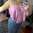 ZARA  Tie Back Cropped Top Pink Size XXL Photo 2