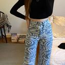 SheIn Patterned Jeans Photo 3