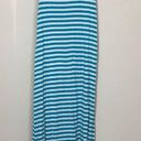 Kirra white and turquoise striped maxi skirt Photo 2