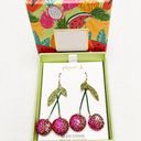 Piper NIB  k whimsical fruit cherry earrings Photo 1