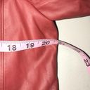 Bernardo  COLLECTION RED LEATHER LIGHTWEIGHT JACKET LARGE Photo 6