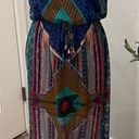 City Triangles Boho print blue maxi dress Photo 0