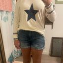 Venus Cold Shoulder Long Sleeve Star Top-Small Photo 0