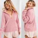 Aerie Sugar Rush Chenille Quarter Zip Sweater Photo 1