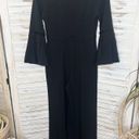 Eliza J  Women's Bell Sleeve Wide Leg One Piece Jumpsuit Black 2 Dressy Cocktail Photo 4