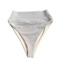 Beach Riot  x Free People Highway Bikini Tan Ribbed Bottom Size Small Photo 3