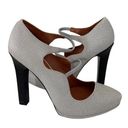 & Other Stories & OTHER STORIES Gray Oxford Mary Jane Heels Size 39/9 Photo 0