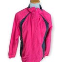 Danskin Womens  Bright Pink Windbreaker Jacket - Sz L 12/14 Photo 0