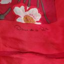 Oscar de la Renta  100% Silk Floral Scarf Photo 2