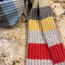 Etcetera Mindy Scarf Angora Lambswool Nylon Viscose Cashmere Cozy Striped New Photo 4