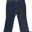 Lafayette 148  Bootcut Straight Leg Jeans Dark Wash Size 16 w/ 29” Inseam Trouser Photo 0