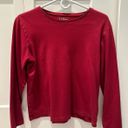 L.L.Bean  Women’s Cotton Tee, Long-Sleeved Crewneck Photo 0