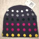 Double layered grey dots multicolor beanie Photo 1