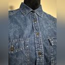 Pepe Jeans EUC  Blue Button Down Shirt with pockets size medium Photo 1