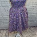 City Triangles Sundress Retro Purple Floral Print-3 Photo 2