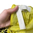 Michelle Mason  Strappy Mini Dress Neon Yellow Leopard Print Size 10 Photo 10