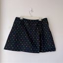 Briggs New York Vintage 90s  Black Colorful Polkadot Skort 14 Photo 0